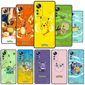 Rajzfilm anime Pokemon tok Xiaomi Mi Poco X3 X4 NFC M3 Mi 11 11T 10 T 9T 12 9 10T Lite szilikon hátsó telefonborítóhoz