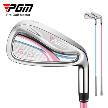PGM Super Light G300 golfütők nőknek 7# Iron Golf Club Jobb oldali szén rozsdamentes acél edzőklubok hölgy 7Iron Club