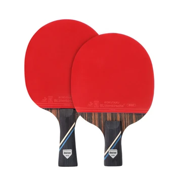 Szabadidős pong lapát a jobb irányítás, centrifugálás és teljesítmény érdekében Alapvető gumi markolatok Pong labdák