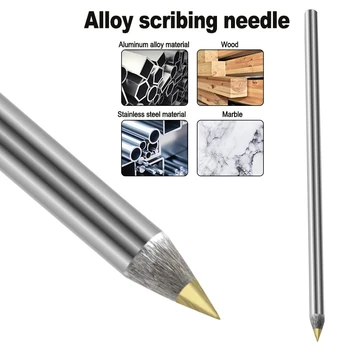 Keményfém írógép Ceruzaötvözet Scribe toll Fém fa Üveg csempe faragás Vágójelölő ceruza Famegmunkálás Egyfejű jelölő eszköz