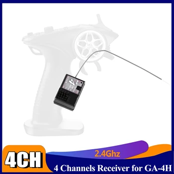 4CH 2.4GHz rádióvezérlő rendszer vevő GA-4H-TX adótávvezérléshez RC autós hajó PK TG3 FS-GT3B