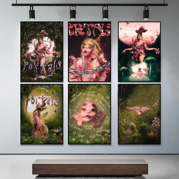 Melanie Martinez énekesnő Portálok Plakátnyomatok Fali matrica festés hálószoba nappali dekoráció iroda otthoni öntapadó