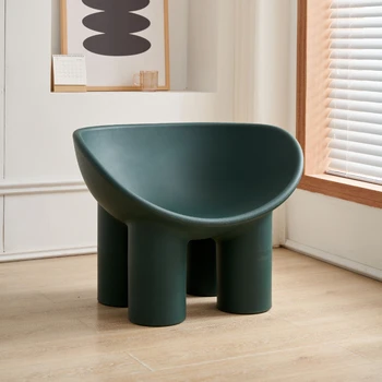Designer sminkszék Modern meditáció kényelmes kültéri mobil műanyag padlószék Fehér Fauteuils de Salon bútorok