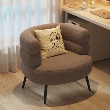 Nordic Nappali székek Accent hálószoba Bőr designer Fekvő étkező székek Luxus Cadeira Gamer terasz bútorok