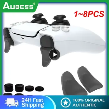 1 ~ 8DB szilikon joystick sapkák vezérlő hüvelykujj kar markolatok a DualSense Dualshock 5 4 PS5 számára