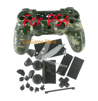 10készletek Playstation 4 PS4 vezérlőhöz Régi verzió Álcázó tok Huzat Bőrvédő ház Héj