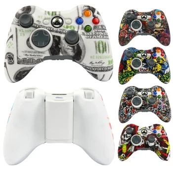 Puha szilikon vezérlőtok Xbox 360 kontroller fedeléhez Shell joystick játékvezérlő bőr Videojáték kiegészítők