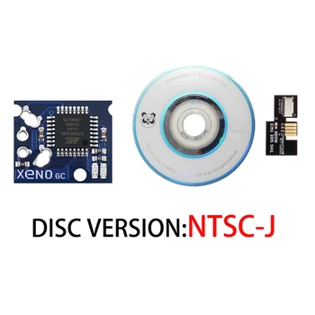 Xeno közvetlen olvasású chip SD2SP2 kártyaadapterrel & NTSC-J/NTSC-U/PAL Boot Disk konzol módosítási javítási alkatrész NGC-hez