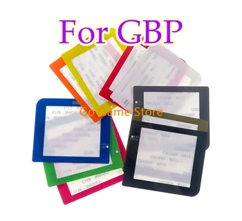 50PCS/LOT GBP-ért Színes műanyag védőlencse logóval a Gameboy Pocket számára