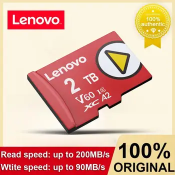 Lenovo 2TB Memória 128GB 256GB 512GB 1TB nagy sebességű Micro TF SD kártya vízálló Cameracartão De Memória Nintendo Switch
