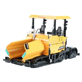 Ötvözött öntött burkológép Aszfalt autópálya építőipari teherautó 1:40 Mérnöki jármű modell dekoráció Gyerekjátékok, sárga