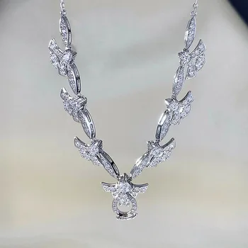 2023 Új 925 Silver sokoldalú univerzális láncos nyaklánc gallér függő nyakpánttal