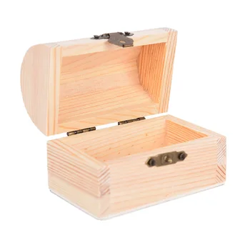 1Pc fa ékszerdoboz rendszerező fedéllel Retro természetes fa tároló doboz tok konyhaszekrény tároló fiókok kézzel készített kézműves doboz