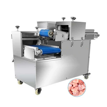  Kereskedelmi friss hús Dicer A levehető húsaprító Elektromos húsvágó Hússzeletelő aprítás 300-500kg / h