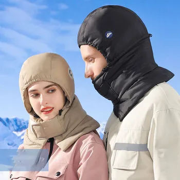 2024 Téli új sísapka női pamut sapka férfi szabadtéri sportok kerékpározás snowboard kalap sűrített meleg szélálló vízálló
