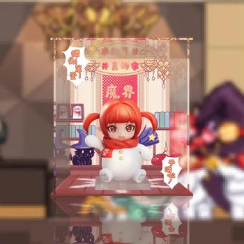 Áruk raktáron Eredeti Snowmage Dungeon Fighter Protect anime modell Kézzel készített kijelző doboz Divat dekoráció Ünnepi ajándék