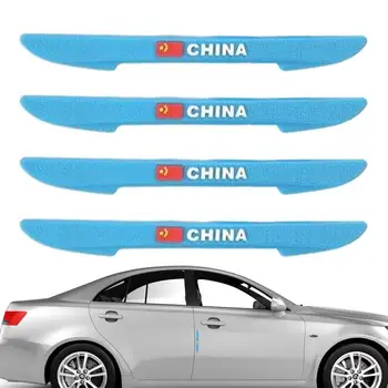 Autós ajtóvédő csík 4Db vízálló ajtó ütközésgátló védőcsíkok rugalmas PVC karcolás nem fakuló autóbaleseti csík