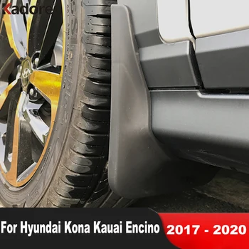 Autó sárvédő Hyundai Kona Encino Kauai SUV számára 2017 2018 2019 2020 Első hátsó sárfogó Sárfogó fröccsenésvédő sárvédő Sárvédő kiegészítők