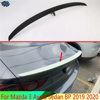 Mazda 3 Axela Sedan BP 2019 2020 szénszálas stílushoz Oldalsó hátsó ablak Spoiler fedél Díszítőelem Díszléc Díszléc Keret stílus