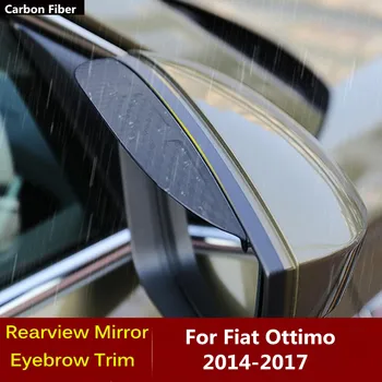 Fiat Ottimo 2014 2015 2016 2017 2018 autó szénszálas hátsó visszapillantó tükör védőburkolat bot keret keret pajzs szemöldök eső