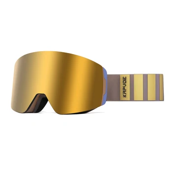 Kapvoe Új síszemüveg Snowboard védőszemüveg Snow Ski maszk férfiaknak Női párásodásgátló lencsekészlet UV400 védelem motoros szemüveg