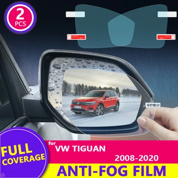 Teljes borítójú ködgátló esőálló film Volkswagen VW Tiguan MK1 MK2 2008 ~ 2020 autós visszapillantó tükör védőfólia tartozékokhoz
