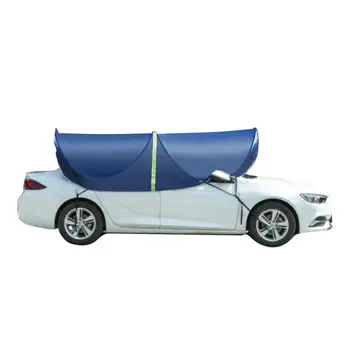 Autó napernyő Tető Autó napernyő Mozgatható autóbeálló Összecsukott hordozható Autó védelem Autó esernyő Napálló Autó lombkorona fedél Forró