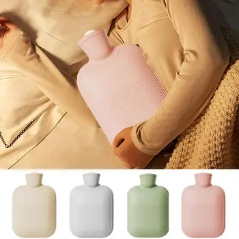 1000ml forró vizes palacktöltő víz kézmelegítő kényelmes újrafelhasználható hordozható forró tömörítő táska vizes tasak menstruációhoz
