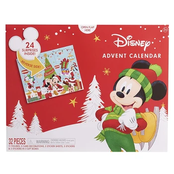 Disney Mickey Minnie Ugatás csapat Marvel karácsonyi visszaszámláló naptár játékok Küldj barátaidnak születésnapi ajándékokat a gyerekeknek Karácsonyi ajándékok