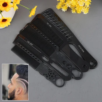 1 db könnyű professzionális műanyag hajfésű vágás szénfésű szalon fodrász hajformázó eszköz