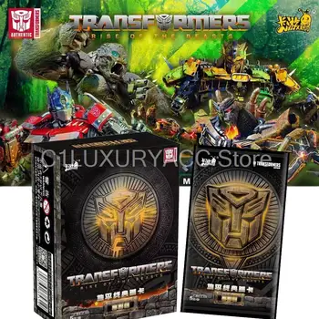 Eredeti Hasbro Transformers Beasts Rise kártyák Autobotok Konvoj Megatron gyűjthető Flash kártyák Anime figurák Bronzosító játékok ajándék