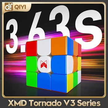 [XMD Tornado V3 sorozat] Qiyi Maglev 3x3 sebességű mágneses kocka - Dual Positioning Core kirakós játék professzionális kockáknak