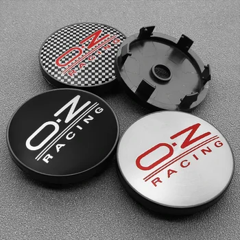 4db/szett 60mm Auto Decoration Styling Matrica kiegészítők OZ Racing LOGO jelvény Autó kerékagy középső sapkák Felni fedél embléma matricák