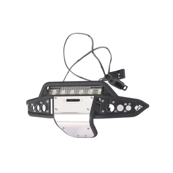 Első lökhárító LED-es lámpával a TRAXXAS TRX4M 1/18 RC lánctalpas autójavító alkatrészekhez Tartozékok