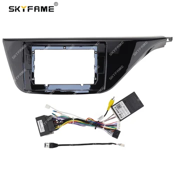 SKYFAME autóváz fascia adapter Canbus Box dekóder Android rádió Audio Dash szerelőpanel készlet a Ford területéhez